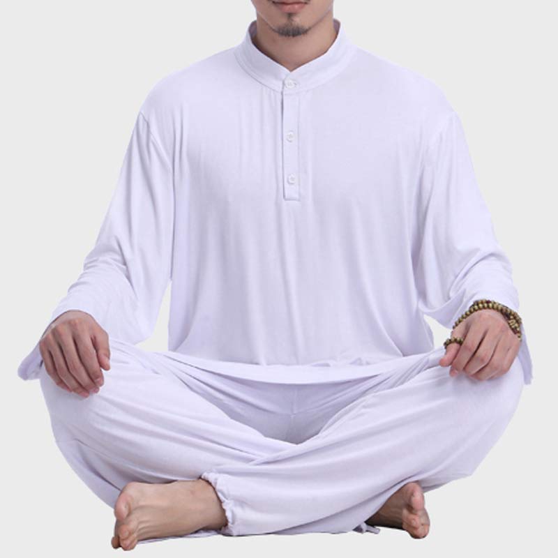 Meditation Prayer Spiritual Zen Tai Chi Practice Yoga Clothing Men's Set