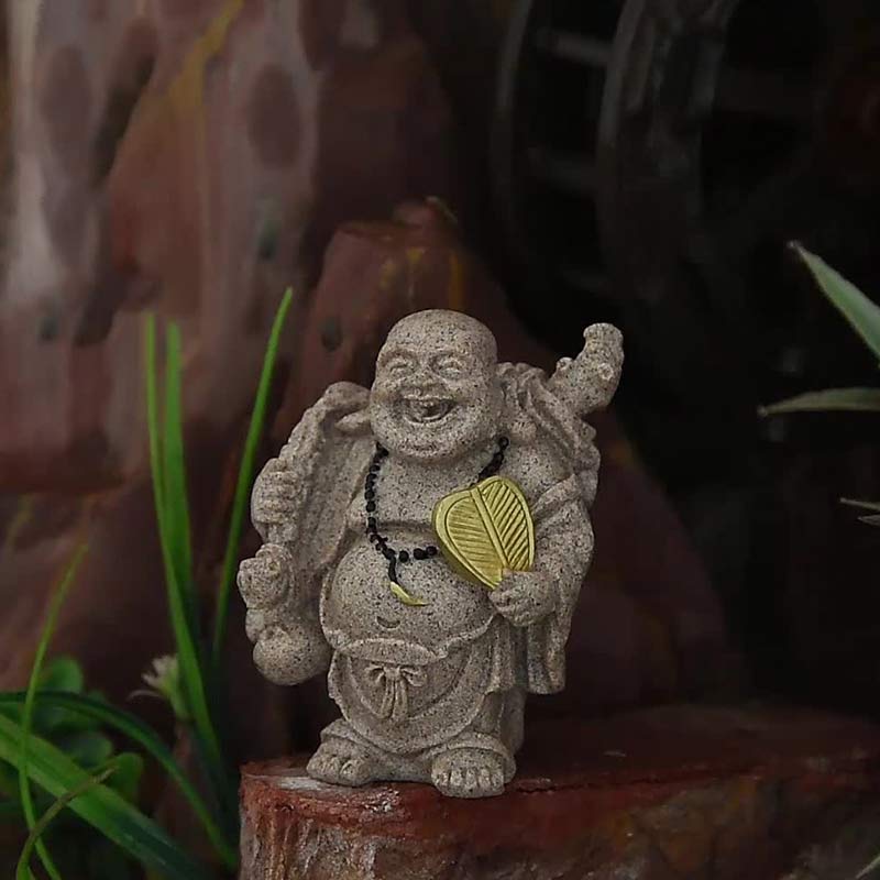 Buddha Stones Laughing Buddha Resin Statue Blessing Home Decoration - image 7