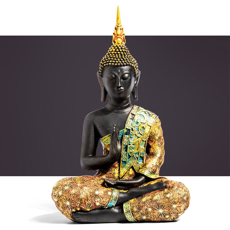 Buddha Stones Tibetan Buddha FengShui Decoration - 11*16*5.8cm - image 0