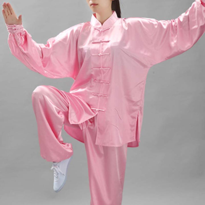 Simple Pattern Meditation Prayer Spiritual Zen Tai Chi Qigong Practice Unisex Clothing Set