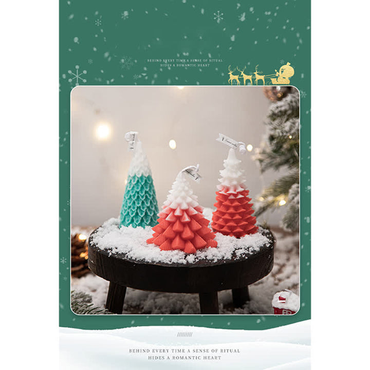 Christmas Tree Scented Soy Wax Candle Gift For Family Friends - image 5