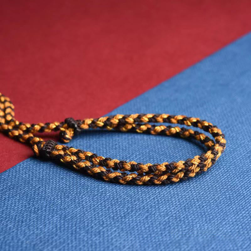 Buddha Stones Tibetan Handmade King Kong Knot Om Mani Padme Hum Prayer Wheel String Necklace Pendant - image 7