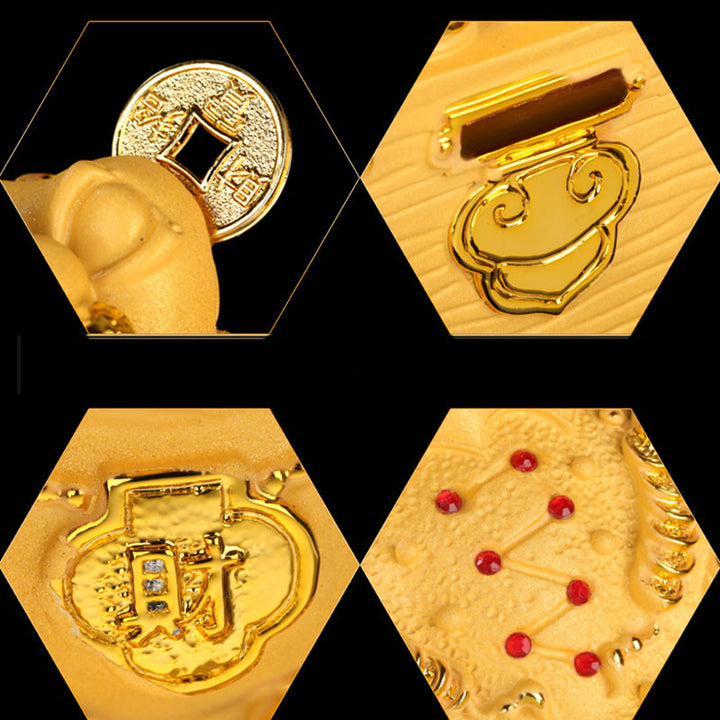 Feng Shui Money Frog Statue Luck Wealth Decoration - image 7