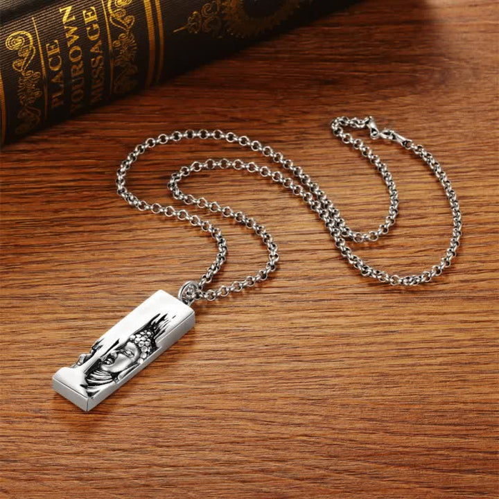 Buddha Stones Tathagata Buddha Strength Protection Amulet Lucky Vintage Style Pendant Necklace - image 14