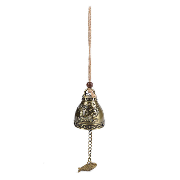Feng Shui Buddha Koi Fish Dragon Elephant Wind Chime Bell Luck Wall Hanging Decoration - image 7