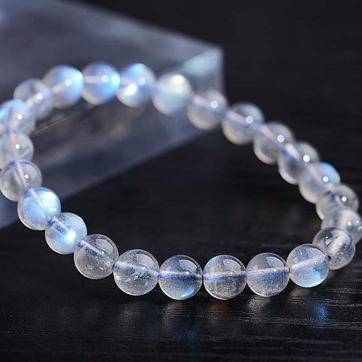 Buddha Stones Natural Moonstone Healing Beads Bracelet - image 2