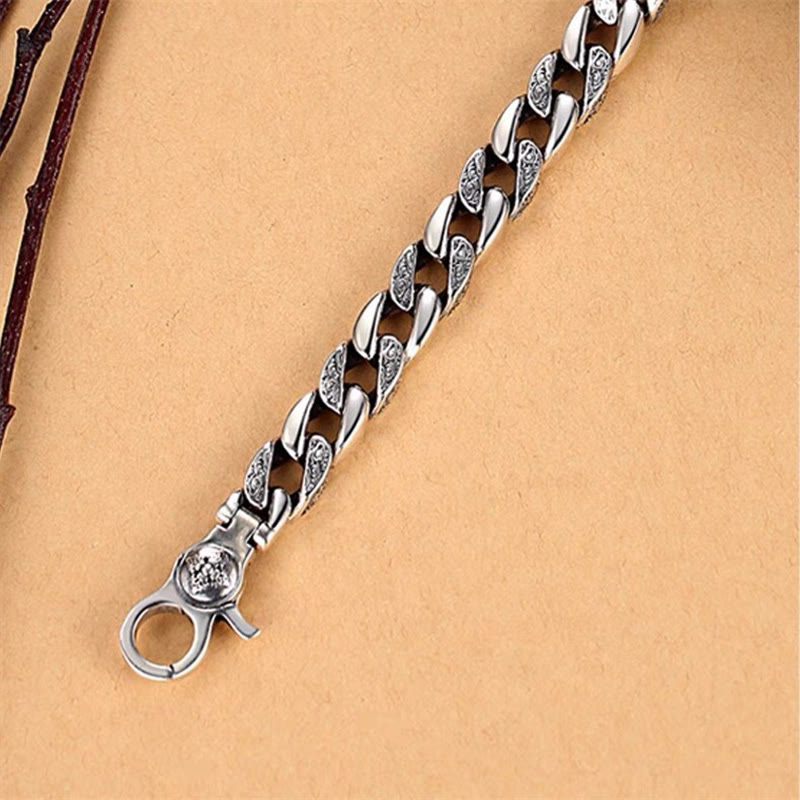 Buddha Stones Tibet Om Mani Padme Hum Double Dorje Vajra Creativity Bracelet - image 3