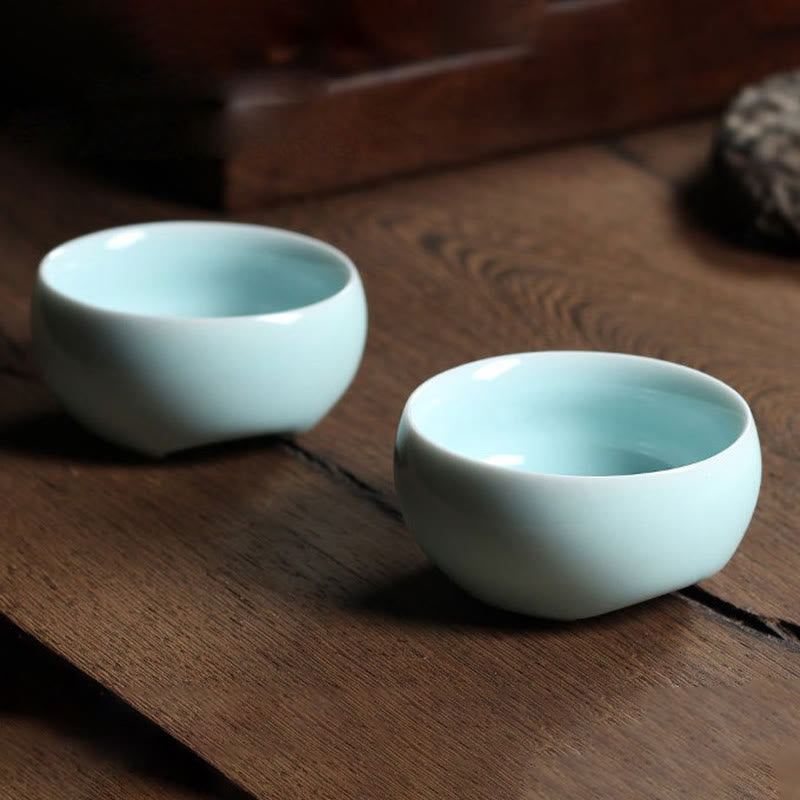 Buddha Stones Colorful Koi Fish Ceramic Teacup Kung Fu Tea Cup Bowl - image 33