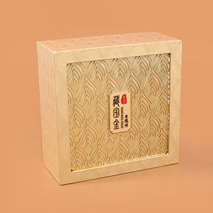 Retro Jewelry Storage Feather Pattern Box Gift Box - image 1