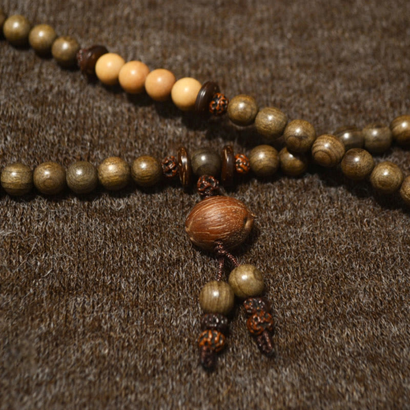 Tibetan Sandalwood Protection Charm Mala Bracelet - image 3