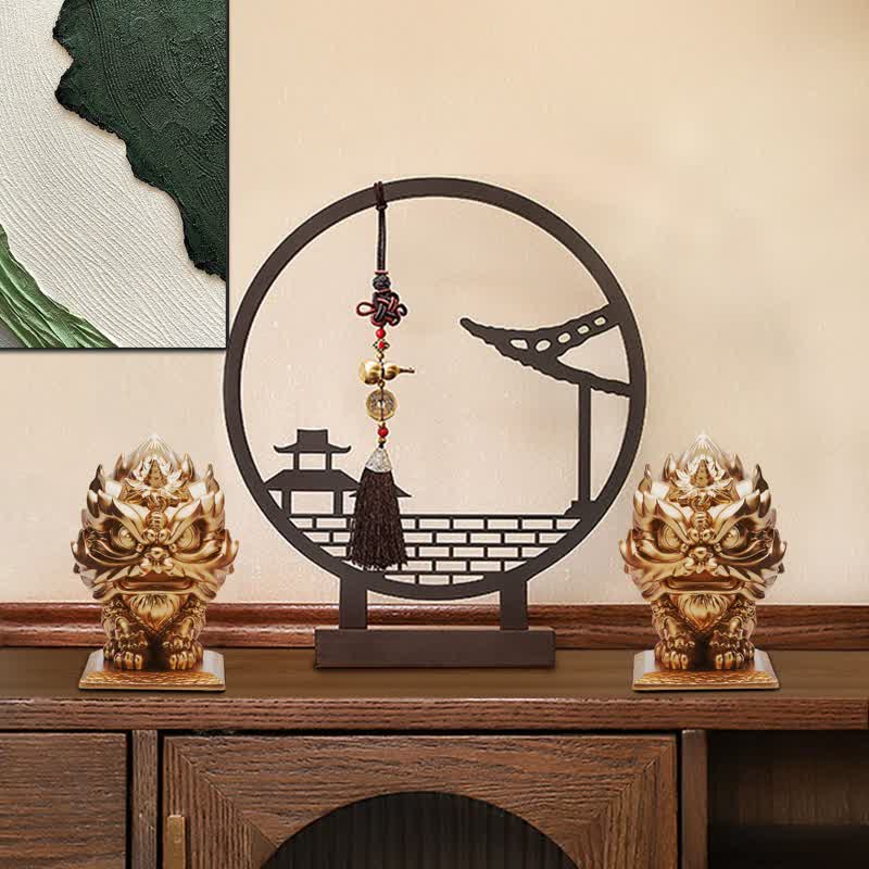 Lion Statue Strength Resin Home Office Decoration - image 4