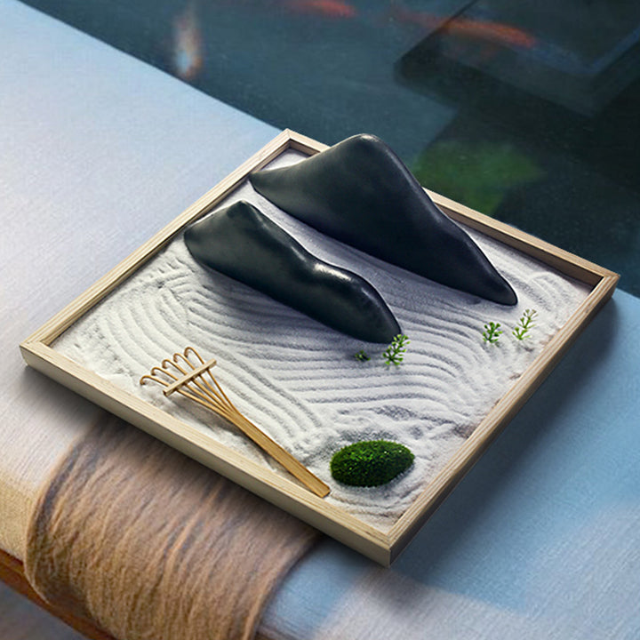 Rocks Landscape Meditation Enlightenment Zen Garden Decoration