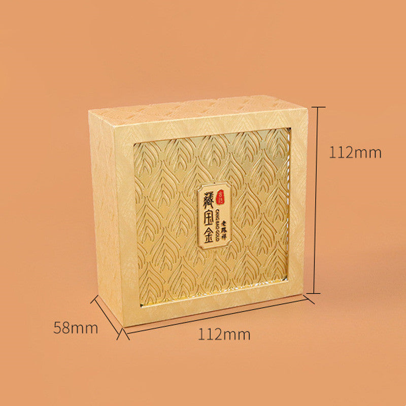 Retro Jewelry Storage Feather Pattern Box Gift Box - image 14