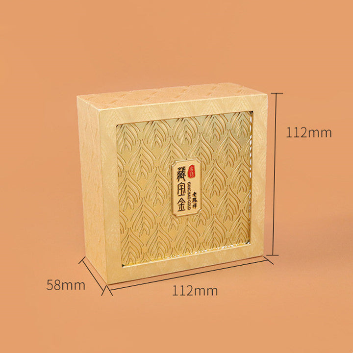Retro Jewelry Storage Feather Pattern Box Gift Box - image 14
