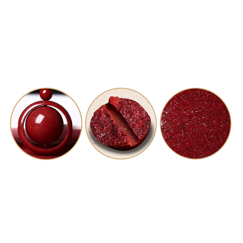 Buddha Stones Cinnabar Om Mani Padme Hum PiXiu Blessing Lucky Bead Necklace Pendant - image 19