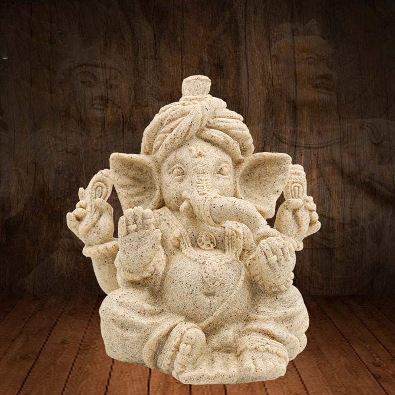 Ganesh Ganpati Elephant Statue Blessing Protection Home Decoration - image 5
