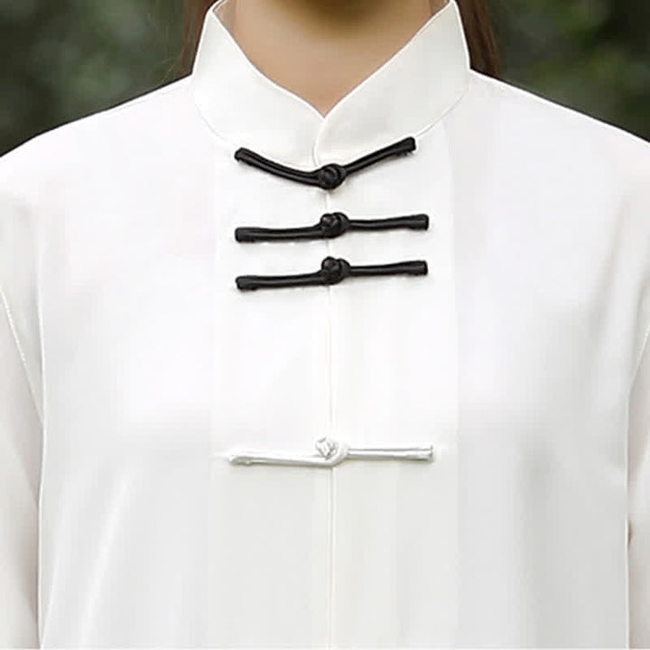 3Pcs Yin Yang Tree Tai Chi Spiritual Zen Practice Meditation Prayer Uniform Unisex Clothing Set - image 6