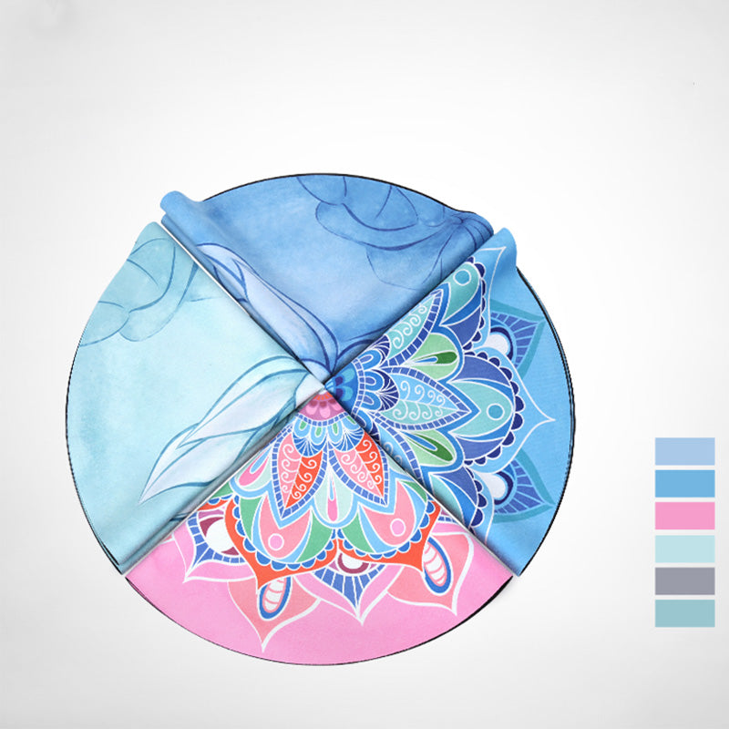 Lotus Mandala Pattern Foldable Yoga Meditation Seat Mat Home Decoration - image 1