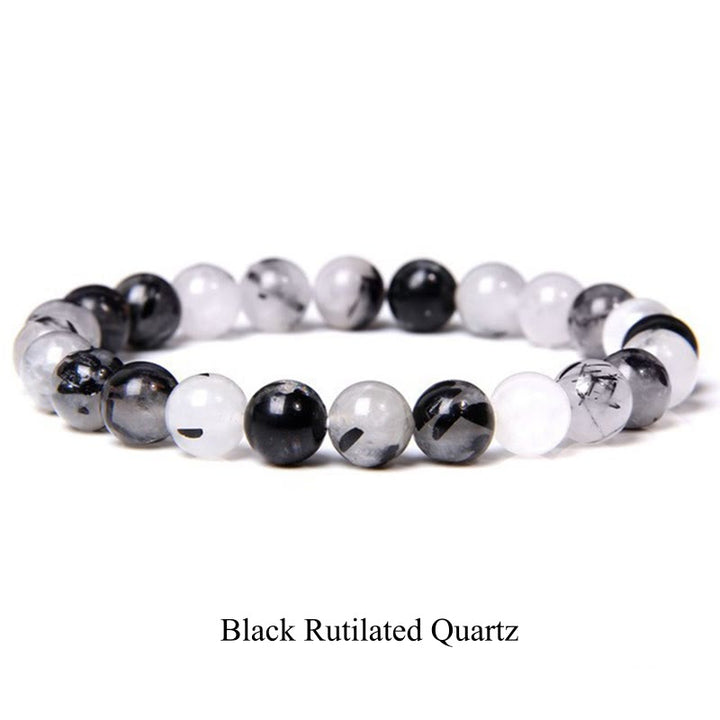 Buddha Stones Natural Stone Quartz Healing Beads Bracelet