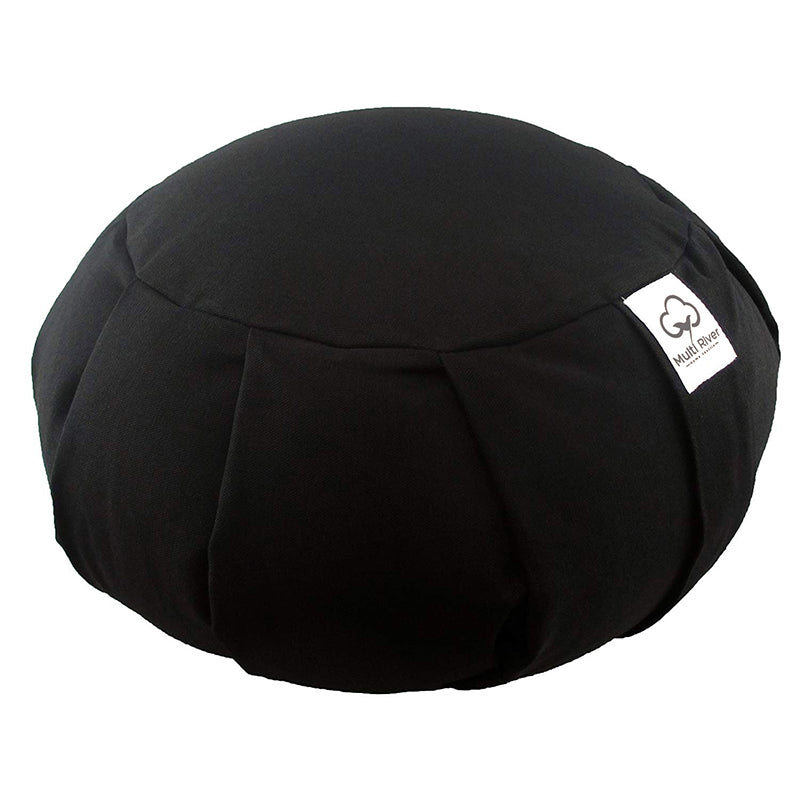 Cotton Buckwheat Husks Meditation Seat Cushion Home Decoration - 36cm*15cm - Black - image 1