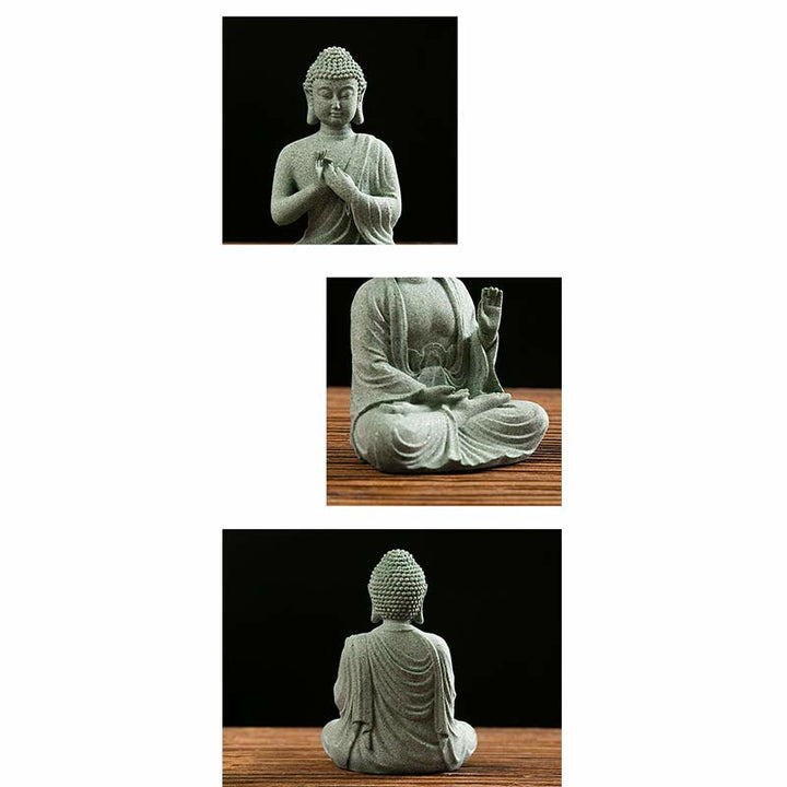 Tibetan Meditation Contemplation Buddha Serenity Compassion Statue Figurine Decoration - image 9