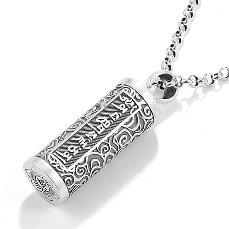 Buddha Stones Six True Words Protection Necklace Pendant - image 8