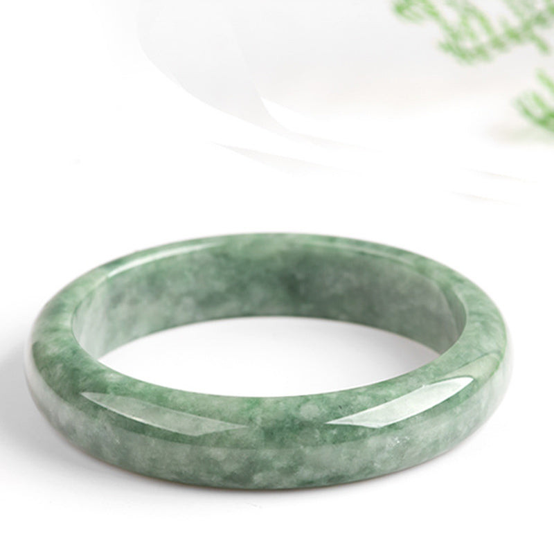 Buddha Stones Natural Jade Luck Wealth Bangle Bracelet - image 8
