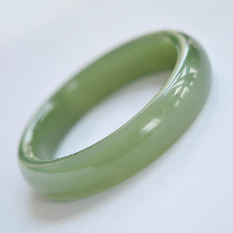 Jade Abundance Blessing Bangle Bracelet - image 6