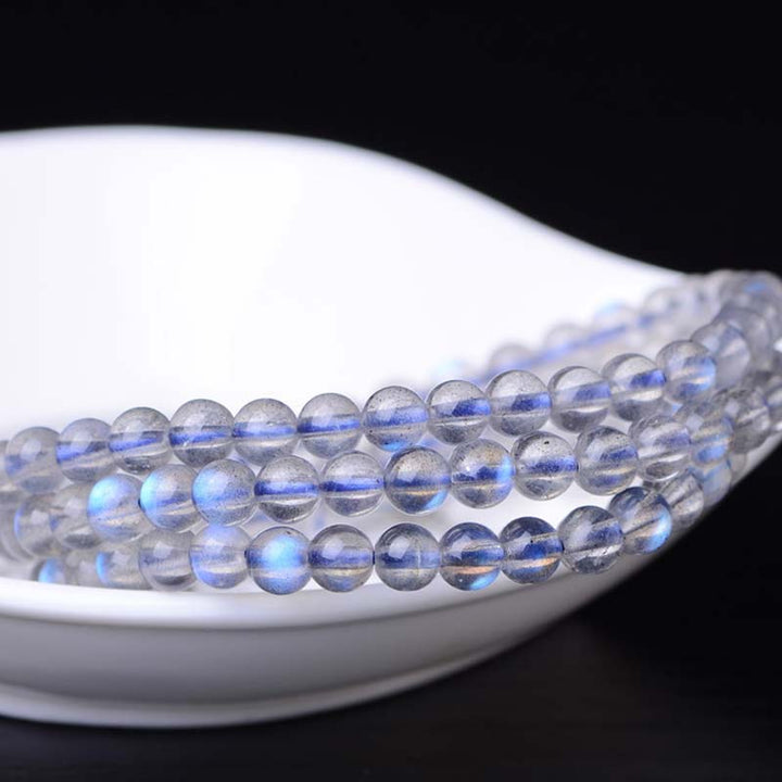 Buddha Stones Natural Moonstone Healing Beads Bracelet - image 6
