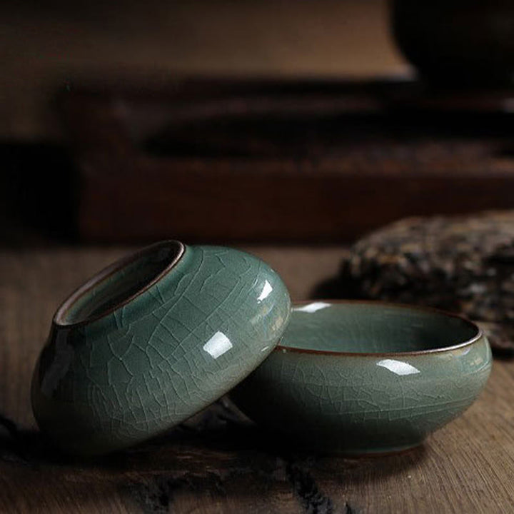 Buddha Stones Colorful Koi Fish Ceramic Teacup Kung Fu Tea Cup Bowl - image 3