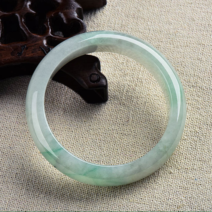 Natural Jade Luck Healing Prosperity Bangle Bracelet - image 6