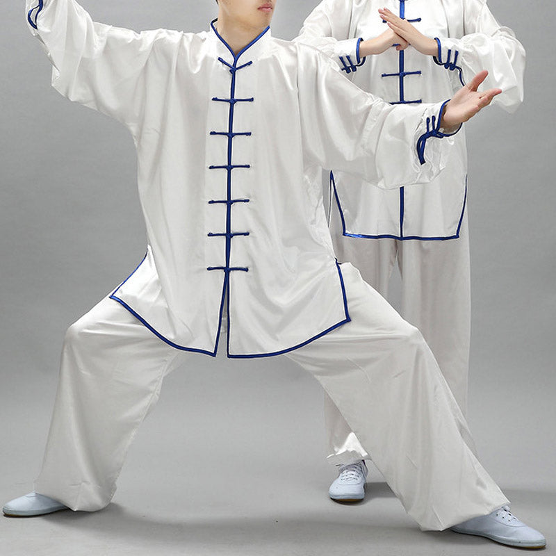 Simple Pattern Meditation Prayer Spiritual Zen Tai Chi Qigong Practice Unisex Clothing Set