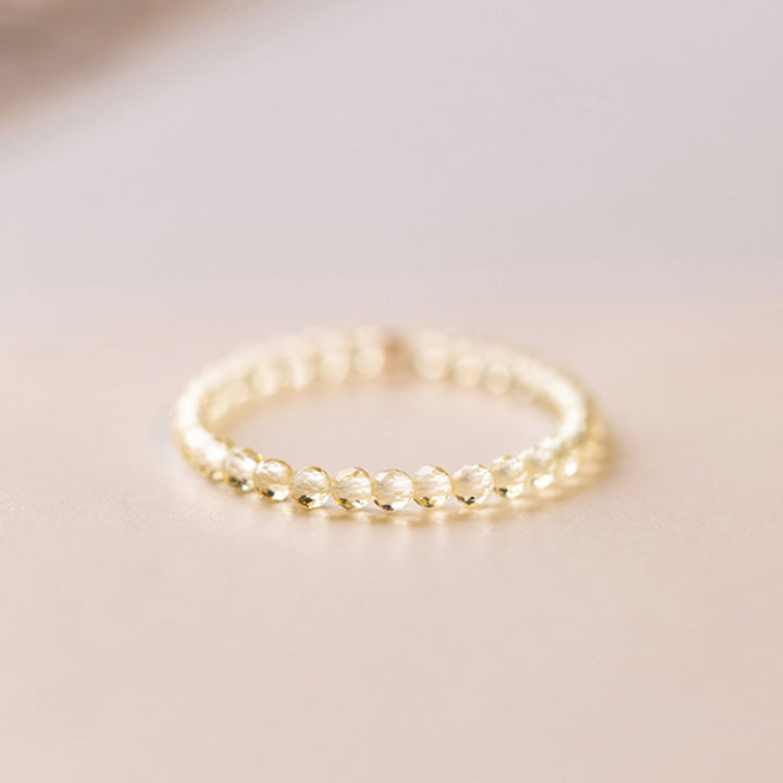 Buddha Stones Natural Citrine Happiness Prosperity Ring - image 8