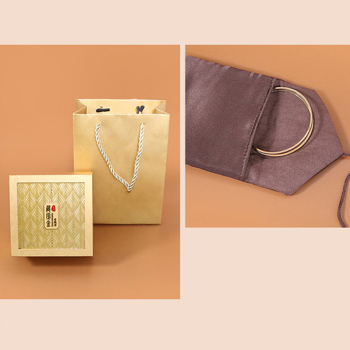 Retro Jewelry Storage Feather Pattern Box Gift Box - image 15