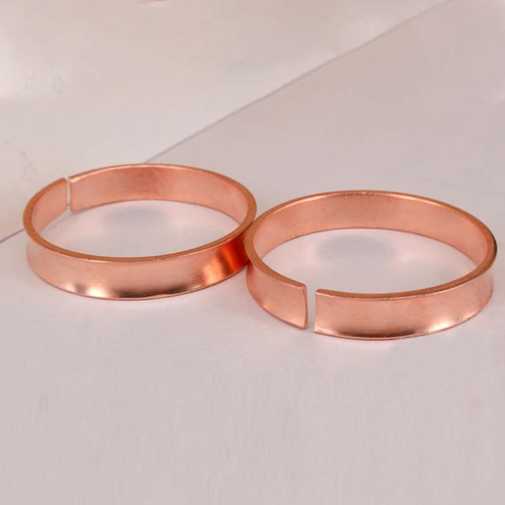 Copper Wealth Luck Cuff Bracelet Bangle - image 6