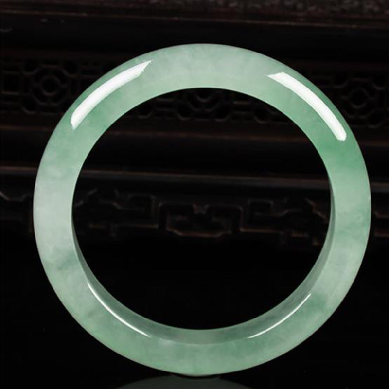 Buddha Stones Jade Protection Healing Bangle Bracelet - image 4
