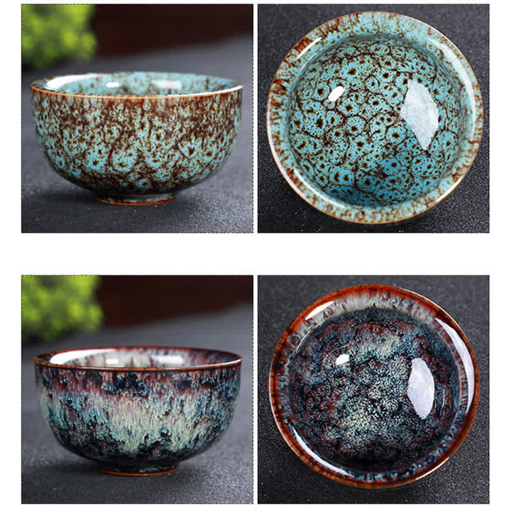 Colorful Ceramic Teacup Home Office Tea Cups - image 50