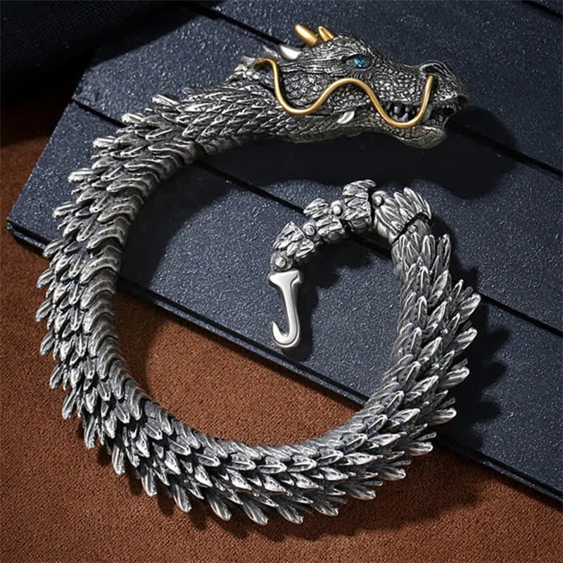Buddha Stones Nordic Dragon Handmade Amulet Luck Protection Chain Bracelet - image 10