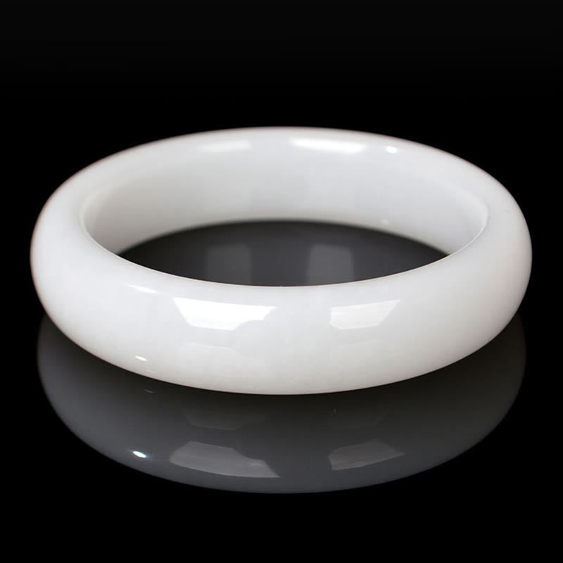 Natural Golden Silk Jade Wealth Luck Bracelet Bangle - image 12