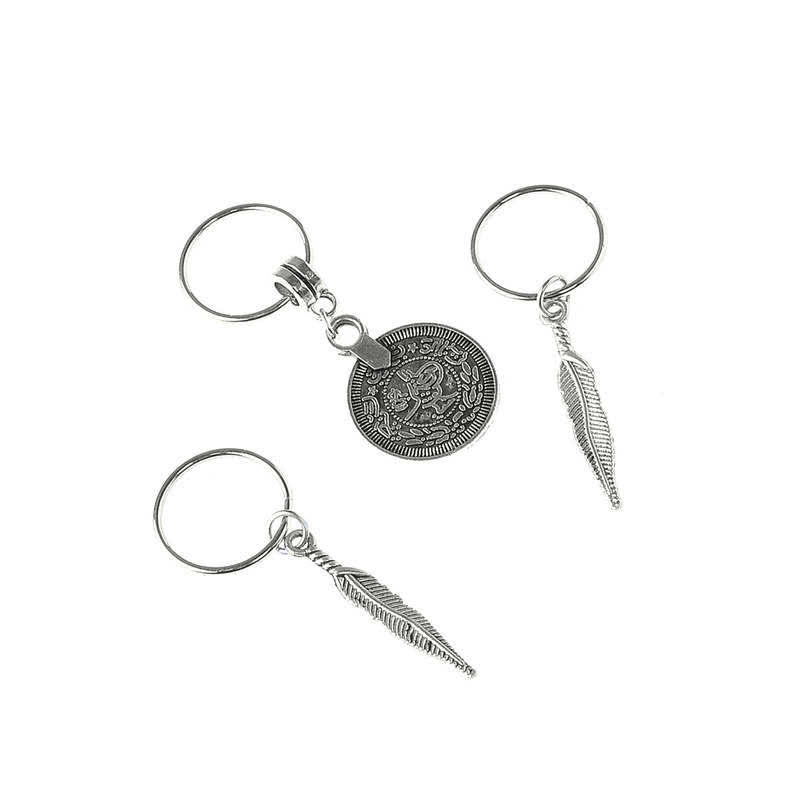 Antique Leaf Coins Beads Barrette Hair Pins Decoration - image 5