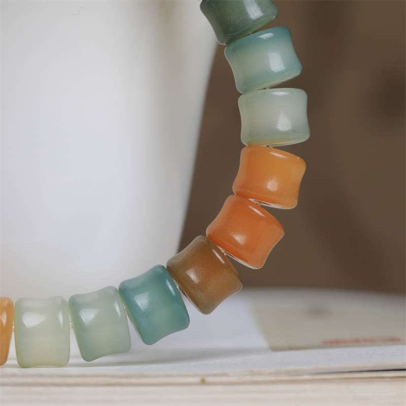 Buddha Stones Colorful Bodhi Seed Cat Paw Wisdom Bracelet - image 5