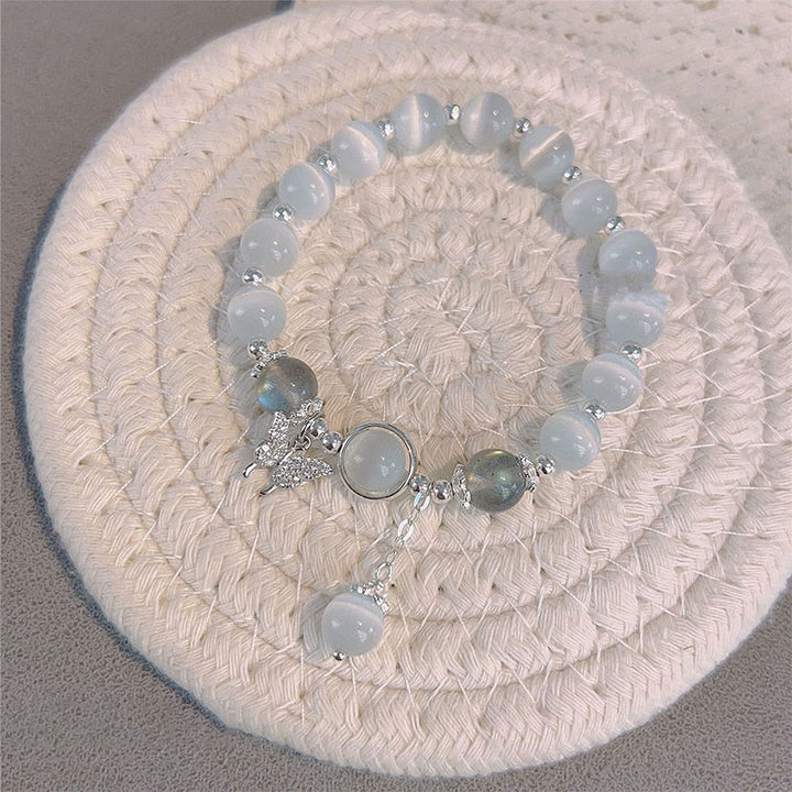 FREE Today: Bring Positive Energy Butterfly Cat's Eye Chrysoberyl Bracelet