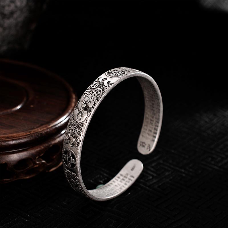 Buddha Stones FengShui Lucky PiXiu Protection Adjustable Bracelet - image 1