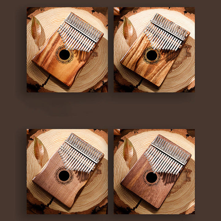 Kalimba 17 Keys Thumb Piano Mahogany Wood Acacia Walnut Portable Finger Piano