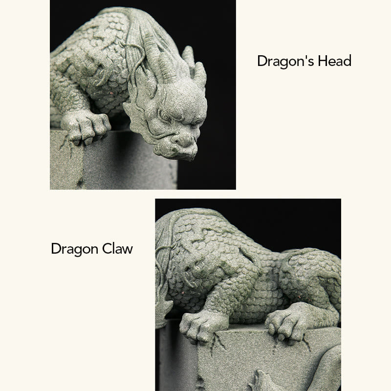 Buddha Stones Feng Shui Standing Sitting Dragon Success Luck Home Decoration - image 18
