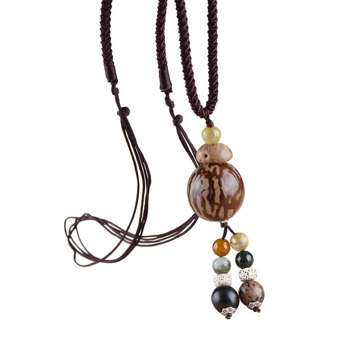 Buddha Stones Bodhi Seed Lotus Wisdom Harmony Necklace Pendant - image 12