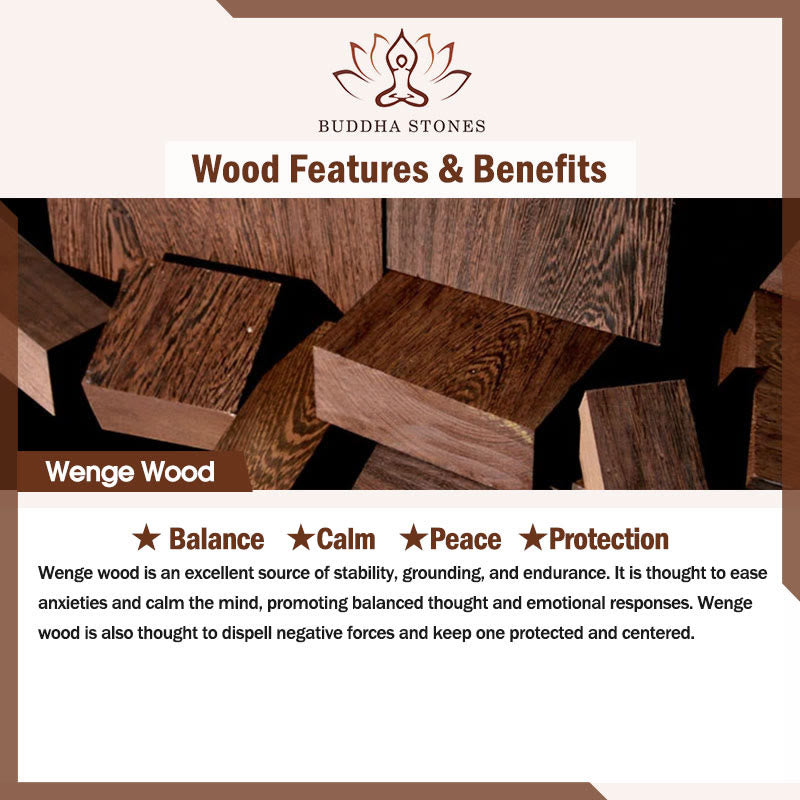 Buddha Stones Tibet Wenge Wood Om Mani Padme Hum OM Symbol Mantra Horn Pattern Protection Necklace Pendant - image 8