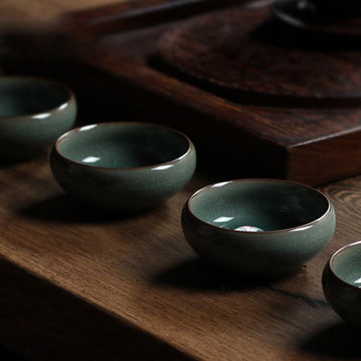 Buddha Stones Colorful Koi Fish Ceramic Teacup Kung Fu Tea Cup Bowl - image 15