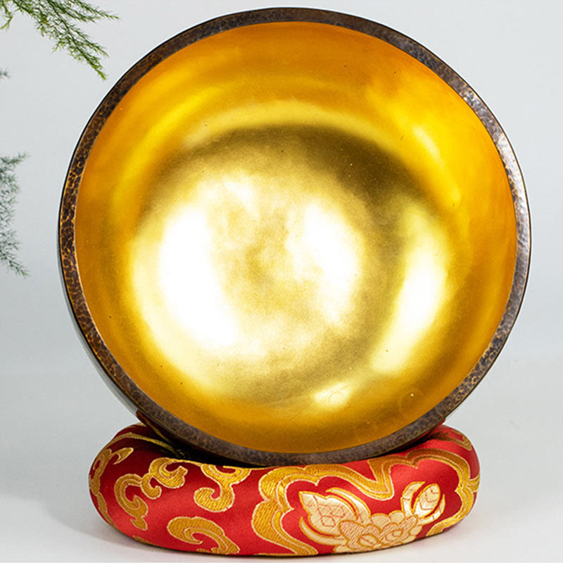 Tibetan Meditation Sound Bowl Handcrafted Healing Yoga Mindfulness Singing Bowl Set - image 5