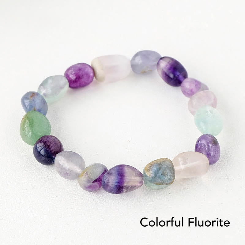 Natural Irregular Shape Crystal Stone Spiritual Awareness Bracelet